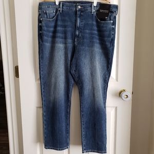 Banana Republic Medium Wash High Rise Slim Ankle Length Jeans Women's 35